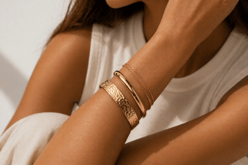 Pulseiras no look 4 formas de equilibrar estilos